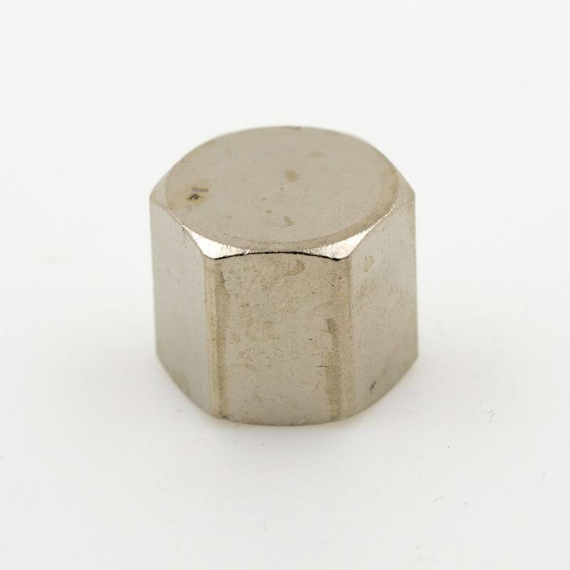 Closure cap 1/4" female thread cylindrical