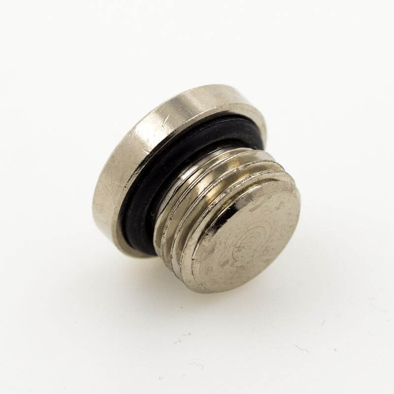 Sealing plug 1/4" male thread with hexagon socket incl. O-ring