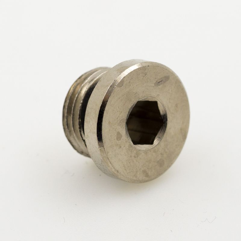 Sealing plug 1/4" male thread with hexagon socket incl. O-ring