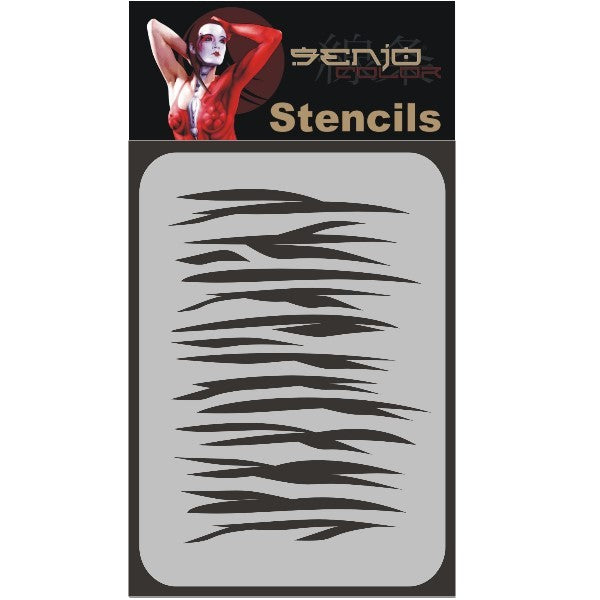 Bodyart Airbrush Schablone A4 - Zebradesign 2