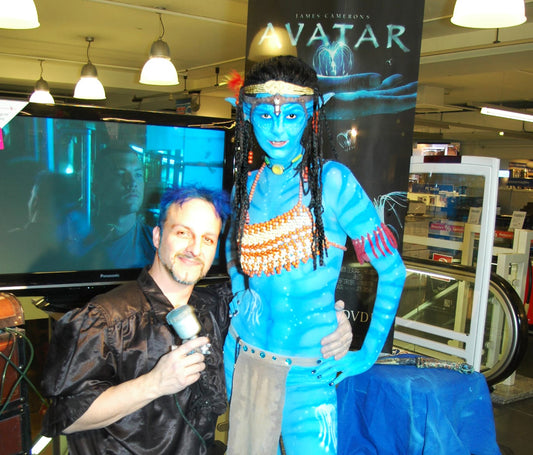 Avatar 2 inspiriert zum Bodypainting und Schminken