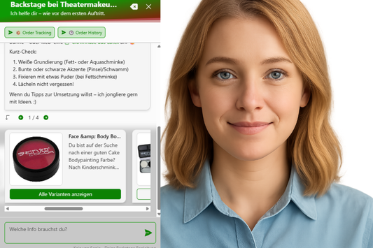 Neu im Backstage-Team: Kaja von Senjo hilft dir bei allen Fragen im Shop