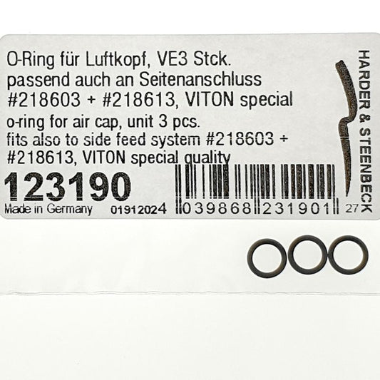 0 ring for air head 3 pcs Evolution, Colani, Hansa, Ultra, Infinity