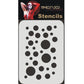 Bodyart Airbrush Stencil A4 - Circles 01