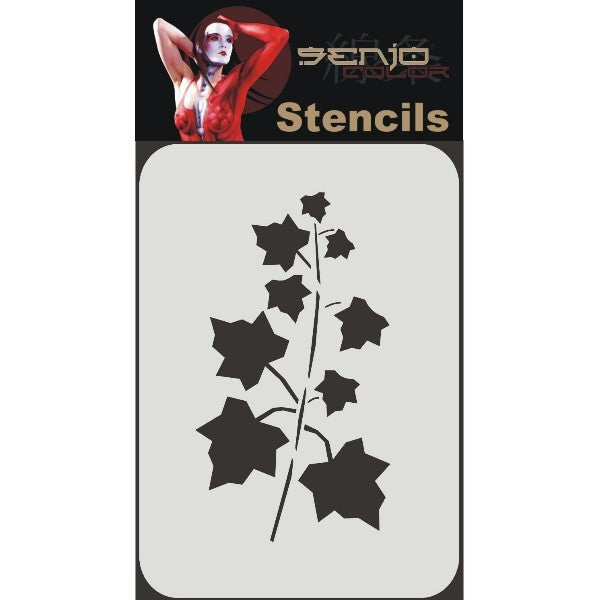 Bodyart Airbrush Stencil A4 - Leaf Branch 01