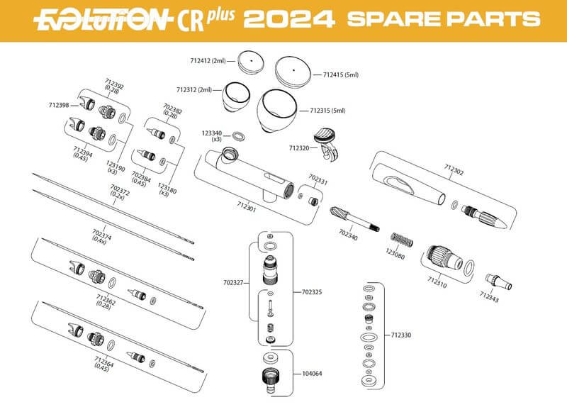 Spare Parts Evolution CRplus 2024