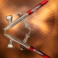Airbrush INFINITY 2024 CRplus Two in One Titanium Düsensatz 0,25 + 0,44mm Titanium FineLine mit Mini-Cup, Becher/Deckel 2 + 4ml, Chrom