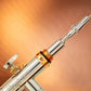Airbrush INFINITY 2024 CRplus Two in One Titanium Düsensatz 0,25 + 0,44mm Titanium FineLine mit Mini-Cup, Becher/Deckel 2 + 4ml, Chrom