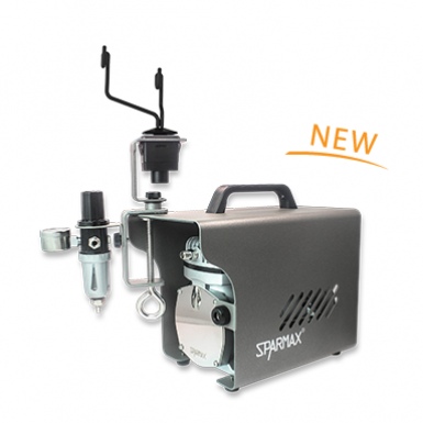 Airbrush compressor Sparmax Zeta 16L with Smart Stop