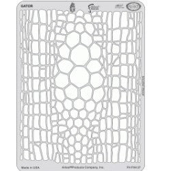 Airbrush Stencil Artool Gator/ Crocodile Scale FX4