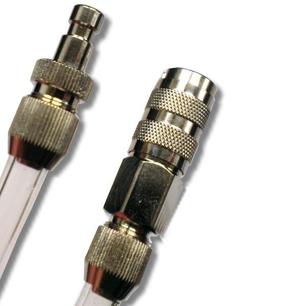 Airbrush hose 3m with plug nipple and quick coupling