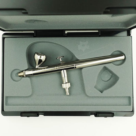 Airbrush Ultra Solo 0.2mm flow cup 125503 Harder & Steenbeck in case