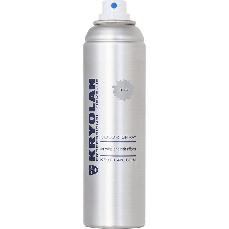 Color Haar Spray Kryolan - Grey, D19