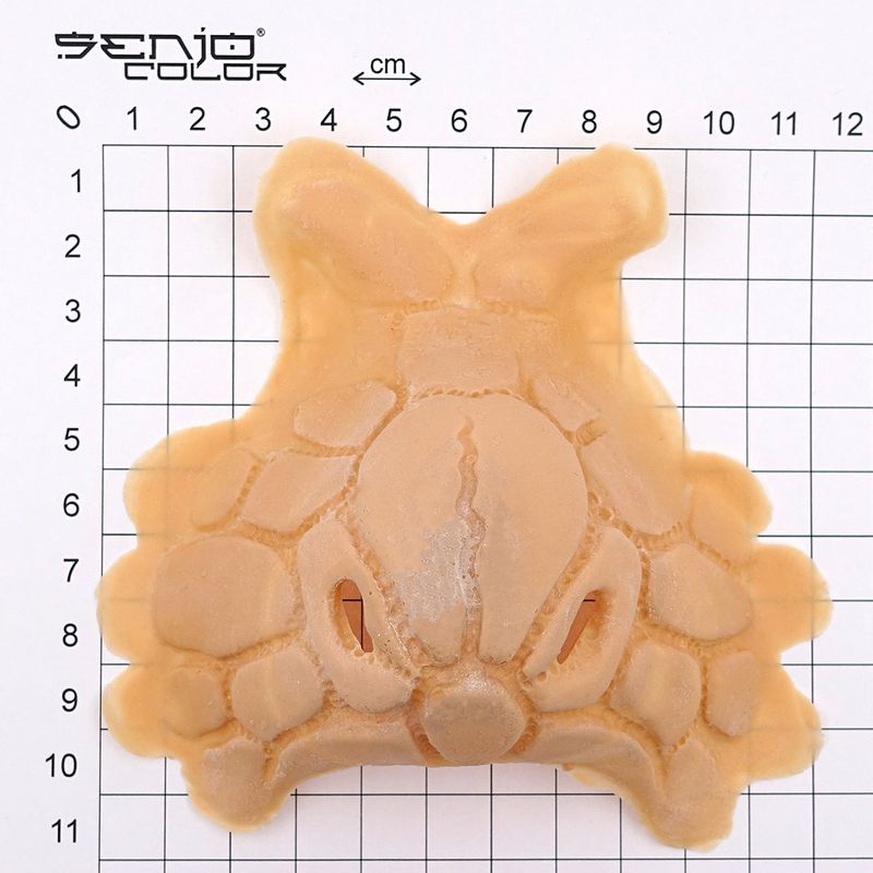 LizardNose latex application with measurements
