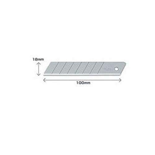 Replacement blades for cutter 18mm 10 snap off blades