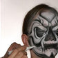 Airbrush Face Painting Stencil Skull Step by Step