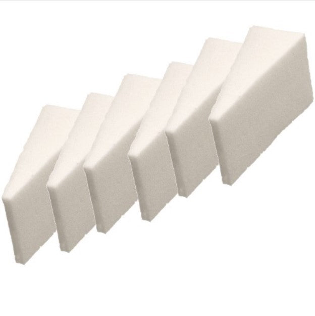 Cosmetic sponges cut latex 6 pcs