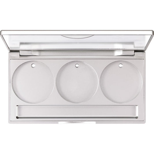 Kryolan Leerpalette für 3 Farben (magnetisch, 36 mm) mit Spiegel