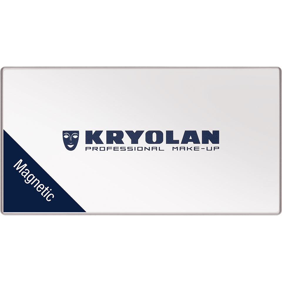 Kryolan Leerpalette für 3 Farben (magnetisch, 36 mm) mit Spiegel
