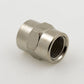 Sleeve For connecting 2 compressed air outlets, each with 1/4" female thread for air, water, steam, oil, etc.