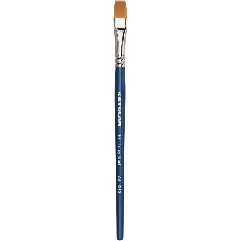Makeup brush synthetic fiber wide size 10