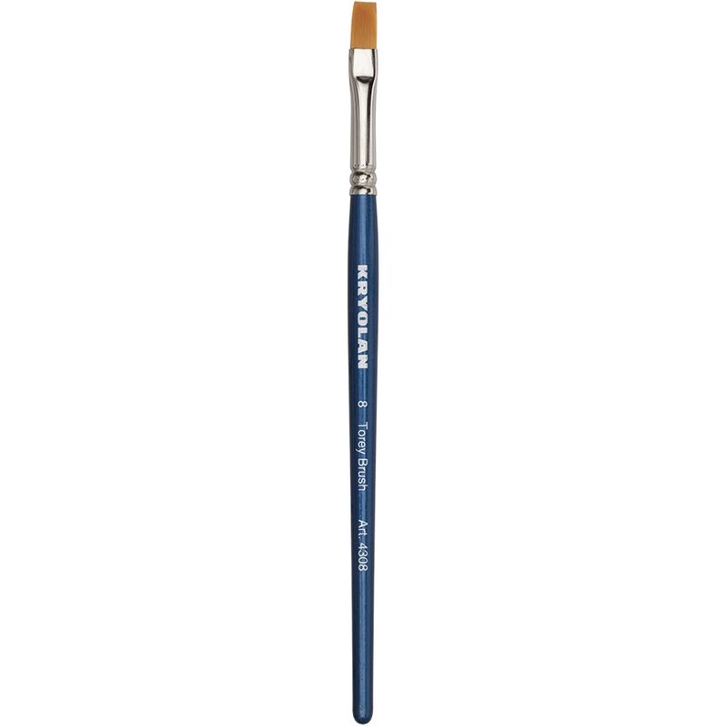 Makeup brush synthetic fiber wide size 8