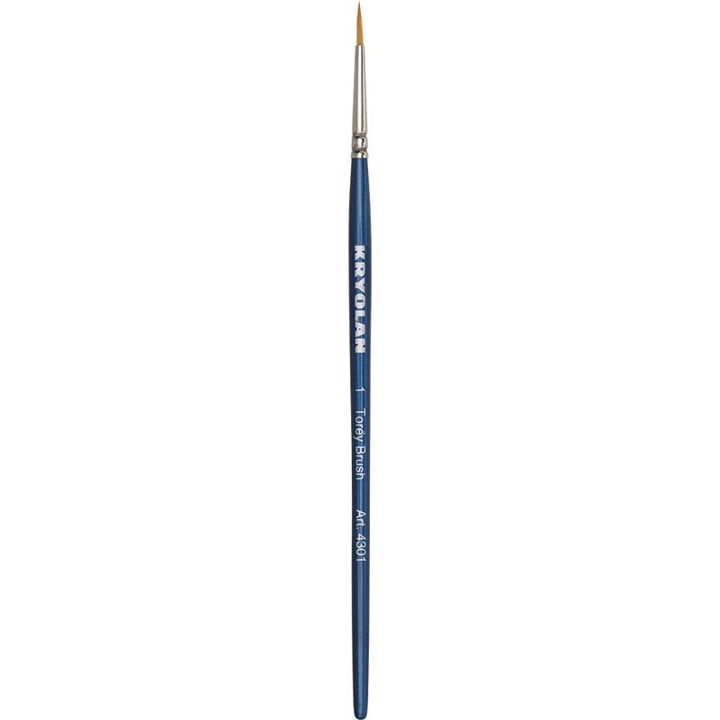 Makeup brush synthetic fiber round size 1