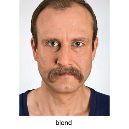 Schnurrbart Nr.4 hangeknüpftes Echthaar