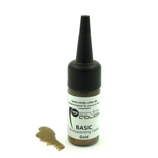 Senjo-Color Basic Bodypaint metallic Gold 15ml