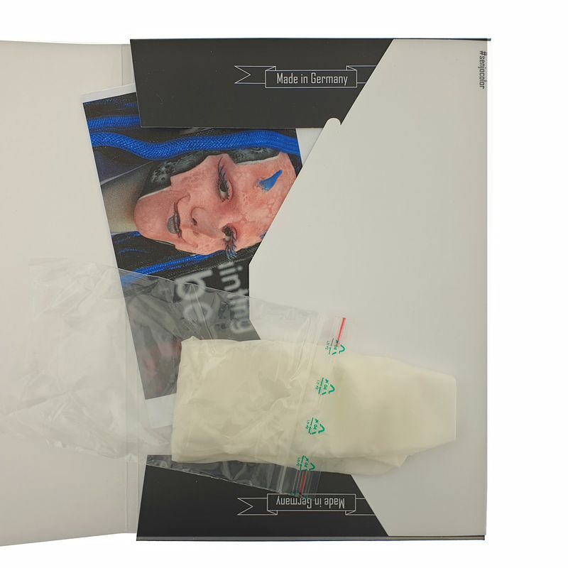 Senjo professional plastic bald head transparent L