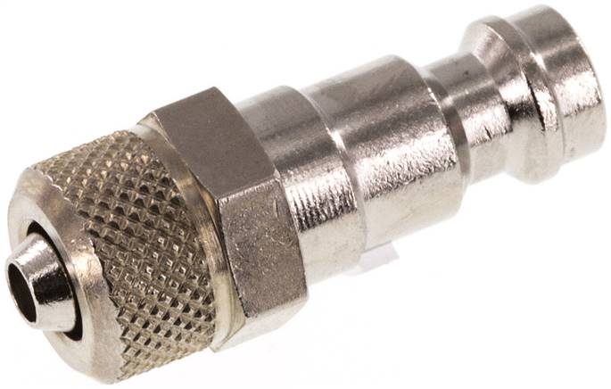 Stecknippel NW5mm mit Schlauchtülle 4x6mm