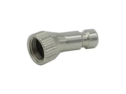 Stecknippel abgewinkelt für Airbrush Paasche
