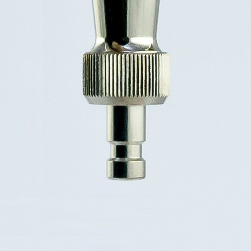 Stecknippel für Airbrush Evolution Ultra Iwata Infinity chrom