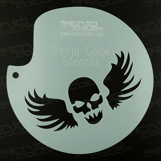 Stencil Skull Senjo Color Art Stencil 
