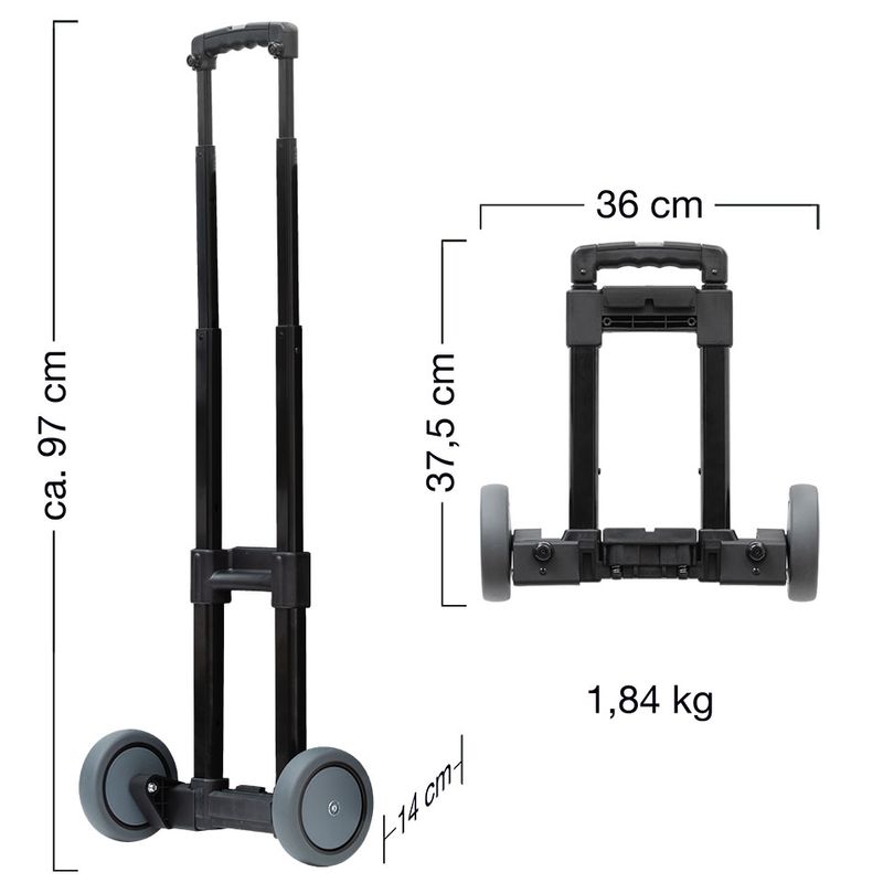 Trolley für Mobilen Schminkspiegel D