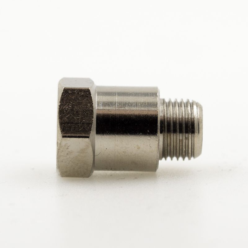 Extension piece 1/8" IT x 1/8" ET side view