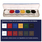 Kryolan Aquacolor Facepaint Palette 6 Farben