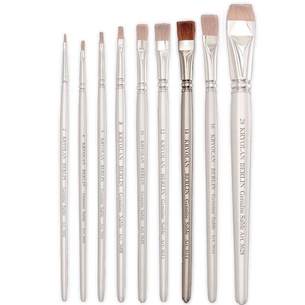 Schminkpinsel breit pure sable Größe 14