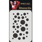 Bodyart Airbrush Schablone A4 - Kreise 01