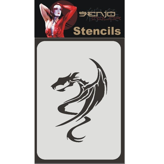 Bodyart Schablone A6 - Drache 01