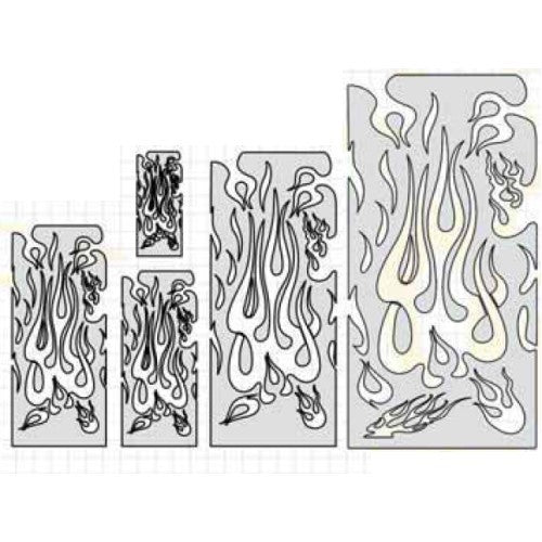 Schablone Artool Flame Master Set