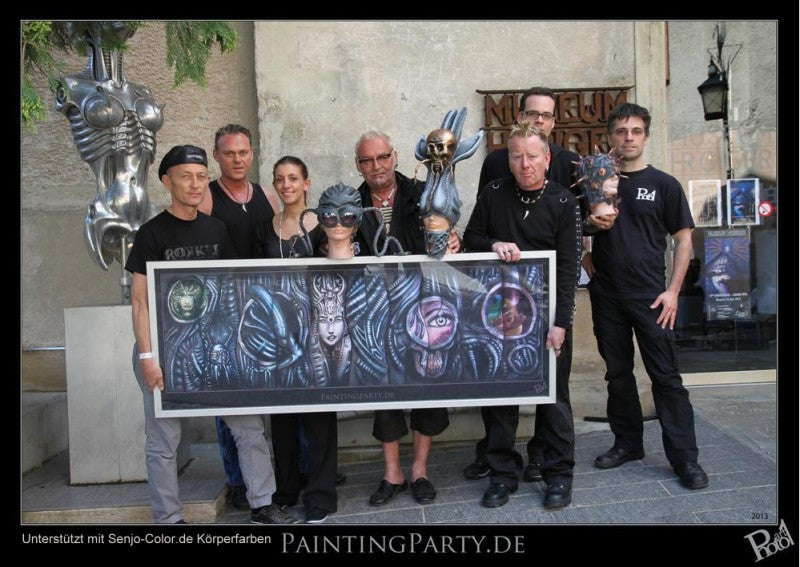 Bodypainting Kalender Art on living canvas Team