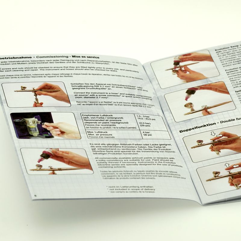 Airbrush Evolution Handbuch Inhalt