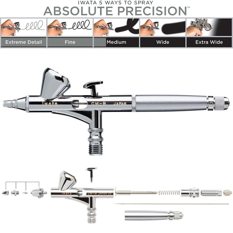 Airbrush Iwata Custom Micron CM-B2 0.18mm 5ml