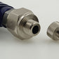 Airbrush Lackierpistole HVLP 0,8mm 1/8 Außengewinde und Stecknippel 2,7mm