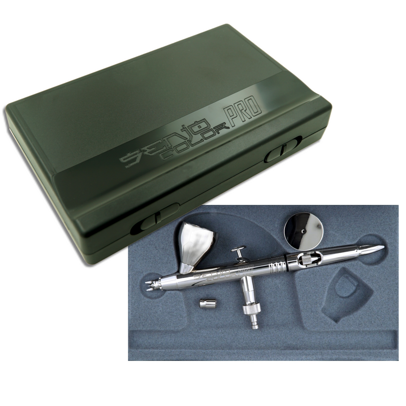 Airbrush Senjo-Color PRO Düse 0,4mm 5ml Farbbecher