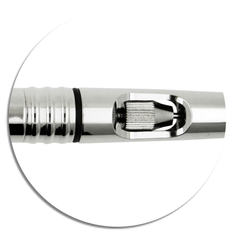 Airbrush Senjo-Color PRO 0,4 Detailansicht Farbmengenregulierung 