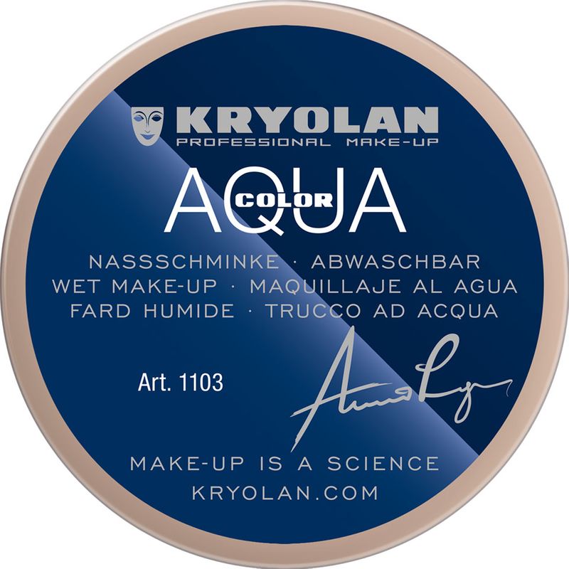 Aquacolor Naßschminke Dose 55ml  Kryolan - 1W