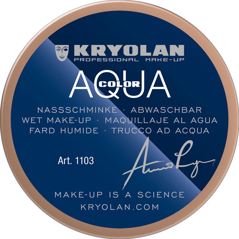 Aquacolor Naßschminke Dose 55ml  Kryolan - 3W