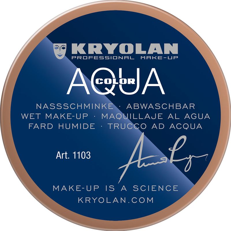 Aquacolor Naßschminke Dose 55ml  Kryolan - 4W